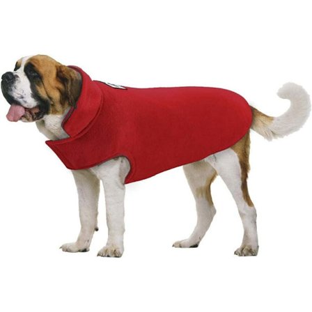 Vinter Hundejakke Fleece Hundejakke til de fleste hunde (rød)