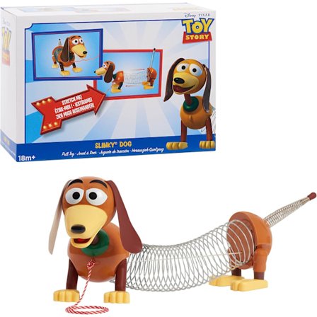 Disney Toy Story Slinky Dog Trekkeleke, Gående Fjærleke for Gutter og Jenter, Leker for Barn