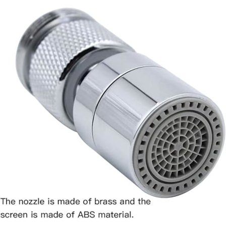 360° Rotterbar Kranutluftning Vattenbesparande Kran Mässing Justerbar