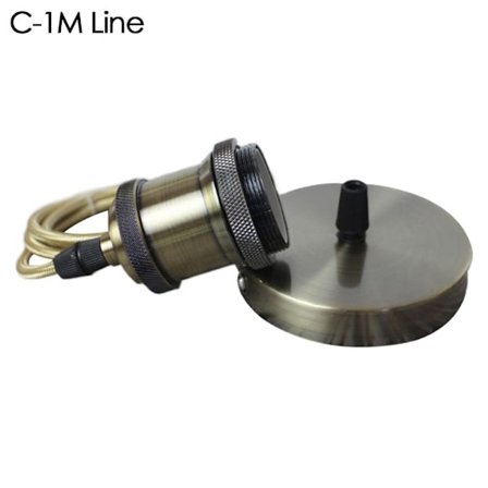 Taklampeholder Hengende Rose Lampebeslag C-1M LINE