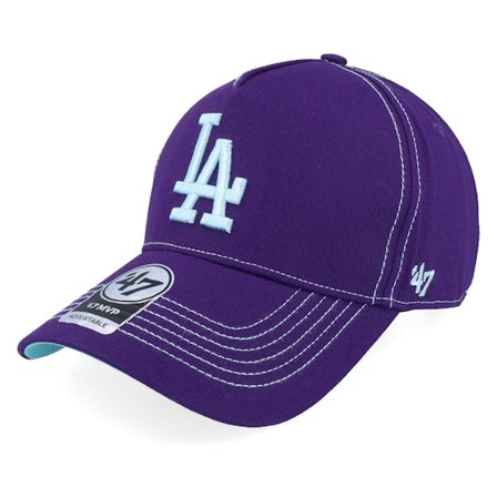 47 Brand - MLB Violetti adjustable Lippis - Los Angeles Dodgers MLB Stitch 47 Mvp Dt Purple A-frame Adjustable @ Hatstore