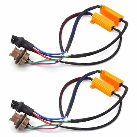 2x 7443 W21W T20 Dekoderresistens problemløser canbus