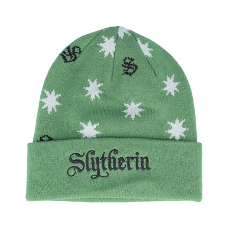 Difuzed - Vert cuff Bonnet - Kids Harry Potter Slytherin Turn-up Beanie Green Cuff @ Hatstore