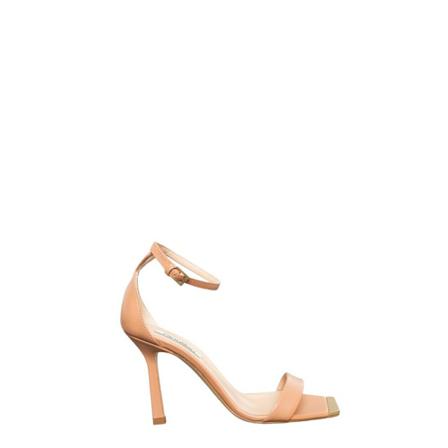 Ninalilou, Leather sandal Beżowy, Kobieta, Rozmiar: 40 EU