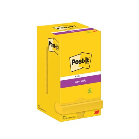 POST-IT Notes SS 76x76mm neongul - Lyreco - Kontorsmaterial - Notes och Post-It - Notes - Extra sticky