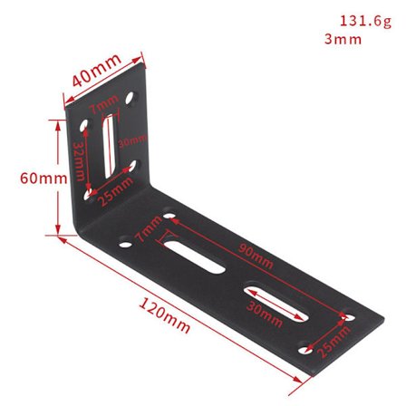 Hjørnebøjler 90 graders vinkelbeslag