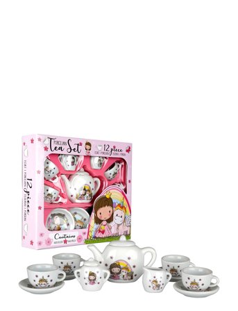 Barbo Toys | Lillie & Ellie - 12 Pcs Porcelain Tea Set | ONE SIZE