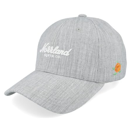SQRTN - Grey adjustable Czapka Z Daszkiem - Script Hooked Cap Grey Adjustable @ Hatstore