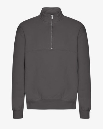 Organic Quarter Zip - Lava Grey - Male - S