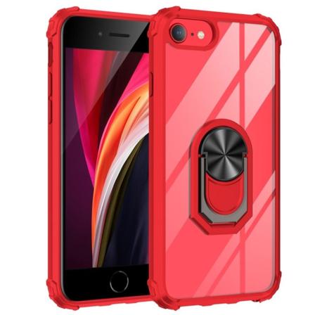Iphone 7/8/se (2020/2022) - Shockproof Ring Skal - Röd Red Röd