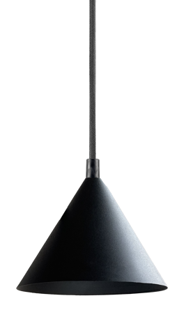 Westal Tratt Micro Pendelarmatur GU10, uten lyskilde Svart, Belysning