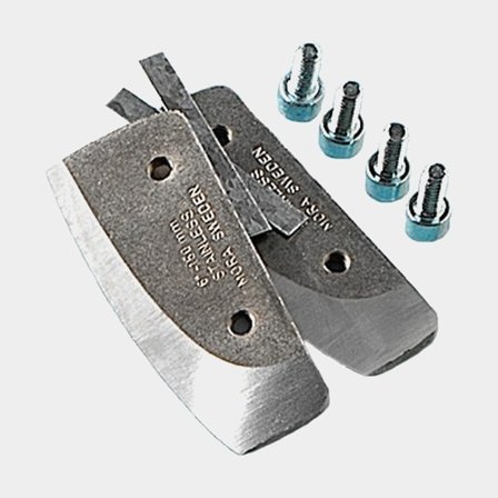 Ostrza do świdra lodowego Fladen Fishing Centerline, pasuje do świdra Ø125 mm (pomarańczowy), 2 szt. - Jachtowa