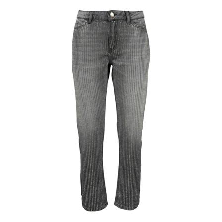Silvian Heach Pinstripe Jeans , Grijs , Dames , Maat: W28