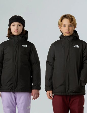The North Face Teen Snowquest Jacket - Black - S