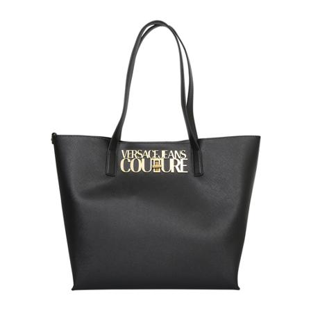 Versace Jeans Couture, Shopper Zwart, Dames, Maat:ONE Size,Polyurethaan
