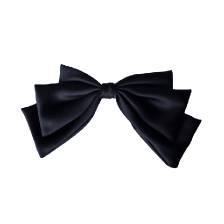 Complement Stor Lyxig Rosett Med Nackspänne Accessoarer & tillbehör Dam Svart