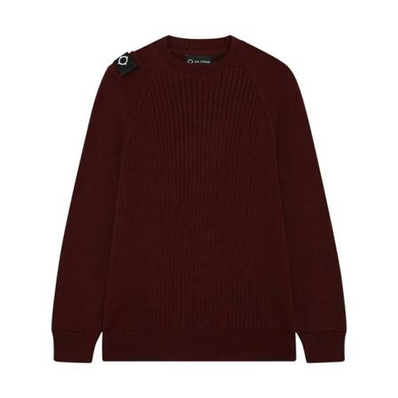 Ma.strum, Crew Neck Knit Rood, Heren, Maat:S