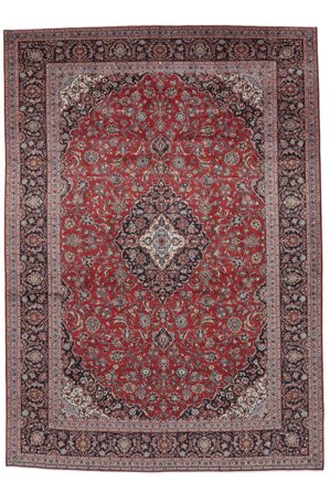 Médaillon Grand Kashan Tapis 310X438 Laine