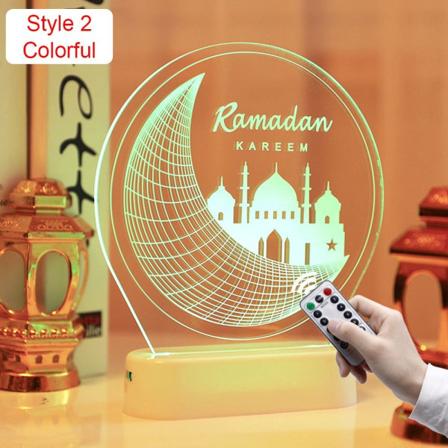 Eid Mubarak nattlys Ramadan lanterne - WELLNGS