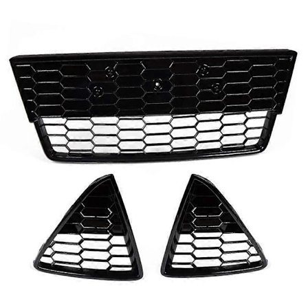 3 stk. bil honeycomb frontfanger nedre grill for Focus 2012 2013 2014-Perfet