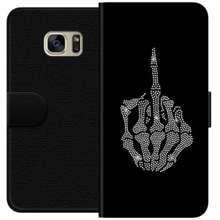 Samsung Galaxy S7 Plånboksfodral Fuck You Bling
