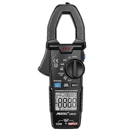 CM83D Digitalt Strømtang AC Spenning 0-600V True RMS Høy Presisjon Kapasitans NCV Tang Multimeter