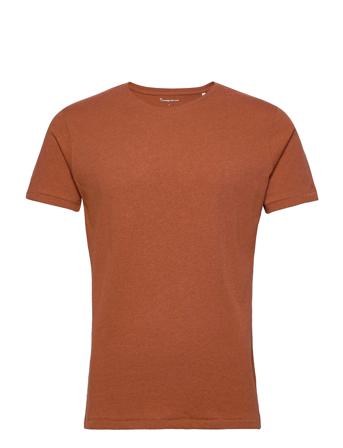 Alder Basic Tee - Gots/Vegan Brown Knowledge Cotton Apparel