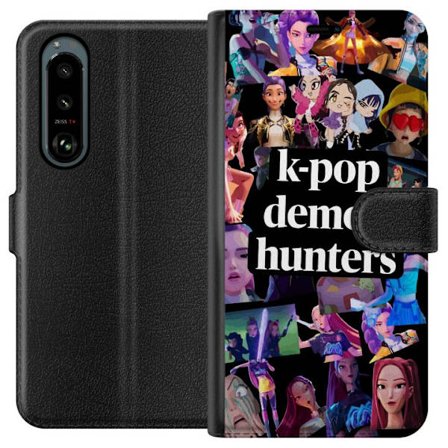 Kompatibelt Plånboksfodral till Sony Sony Xperia 5 III KPop Demon Hunters glow edition samlarobjekt