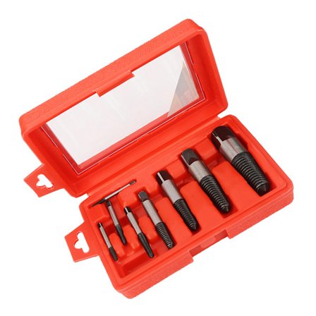 8 stk. skrueuttrekker for ødelagte skruer - Verktøy for fjerning av skadede skruer og bolter