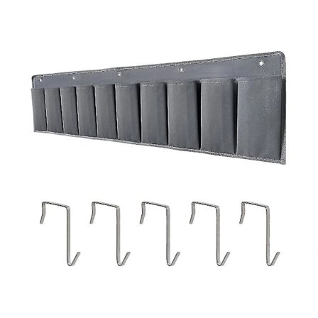 RV-Skohyller 10 Rom Tunge Hengende Nattbord Oppbevaringsorganisator Med Kroker Oppbevaringslommer For