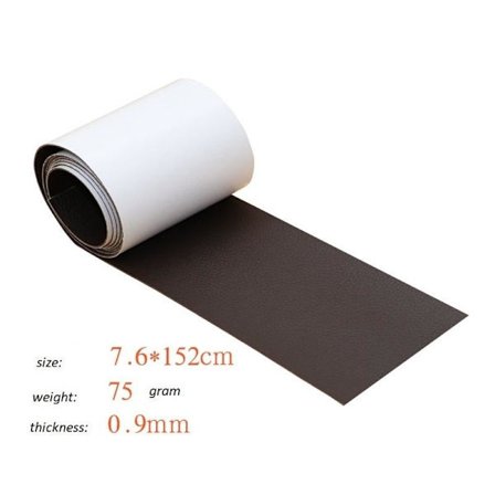 Itseliimautuva nahka fix nahankorjaus nahka fix repair nahkalappu tumma kahvi-FA6-