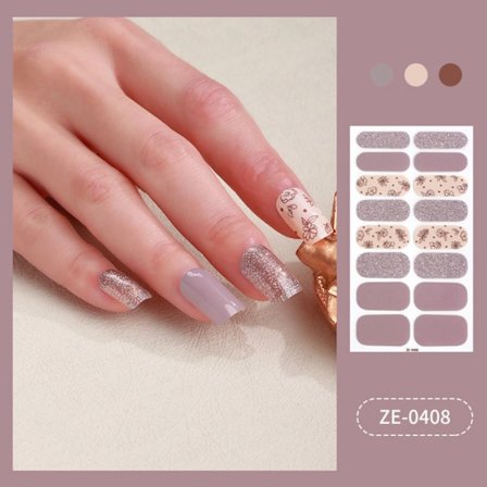 3 arkkia ranskalaiset kynsitarrat Nail Art -tarra 4 4
