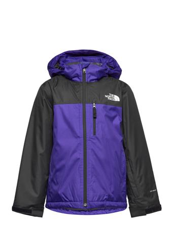 Teen Snowq P Ins Jkt Outerwear Snow/ski Clothing Snow/ski Jacket Multi/mønstret The North Face