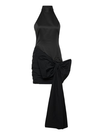 ROTATE Birger Christensen | Satin Bow Dress | 32