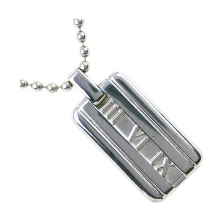 Tiffany & Co. Pre-owned, Necklace Grijs, unisex, Maat:ONE Size,Zilver