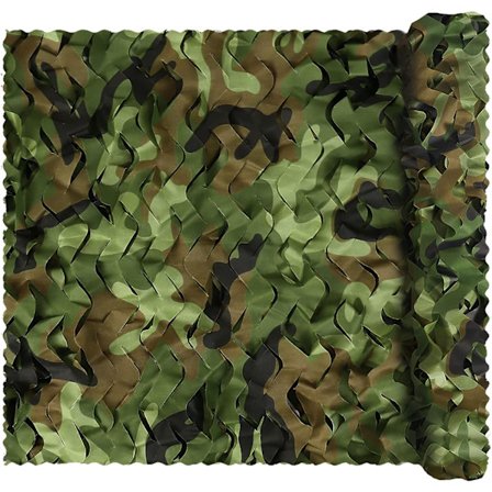 Woodland Military Network Camouflage Netting Lätt Vikt Hållbar