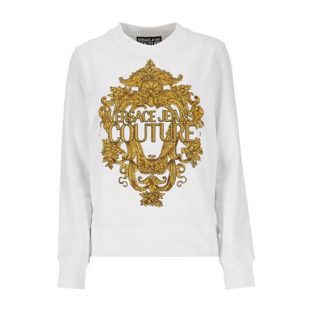 Versace Jeans Couture, Sweatshirts Wit, Dames, Maat:M