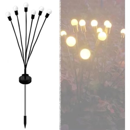 Outdoor Solar Firefly Lights (Färg: Varmt ljus)