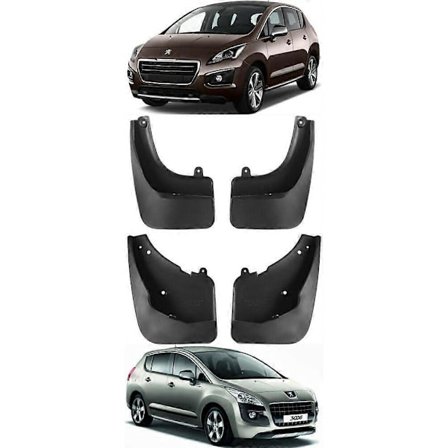 Originale Sprutskjermer / Mud Flaps Foran & Bak For 2009-2015 Peugeot 3008