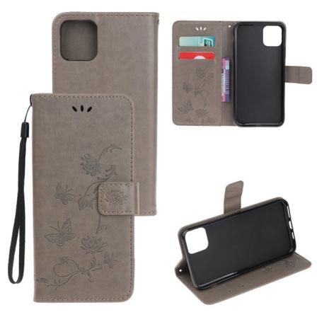 Butterfly Plånboksfodral Till Iphone 11 - Grå Grå
