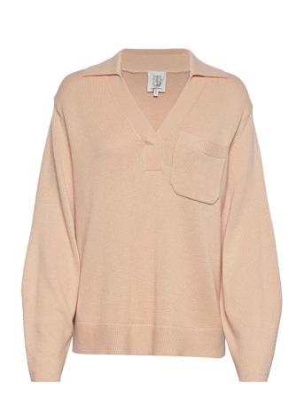 Dicentra Knit V-Neck Beige Second Female