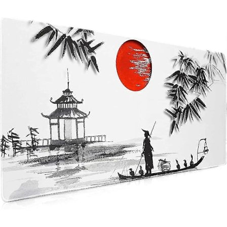 Gaming Musematte - Skrivebordsmatte - Stor Musematte - Sydde Kanter - Sklisikker - Musematte