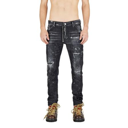 Dsquared2, Slim-fit Jeans Grijs, Heren, Maat:XL