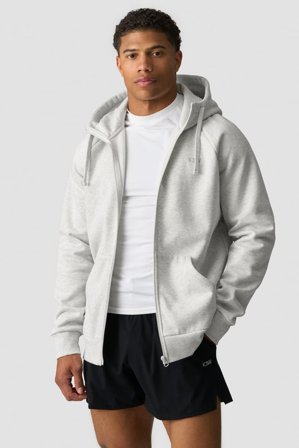 ICANIWILL - Everyday Zip Hoodie White Melange - Heren - sportkleding van ICIW