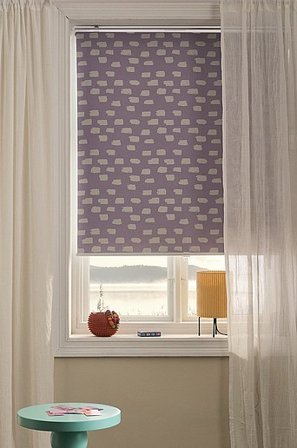 Jotex - Rullgardin - Höjd 165 Cm Lila/vit WYANDRA - Köp Barngardiner hos Jotex