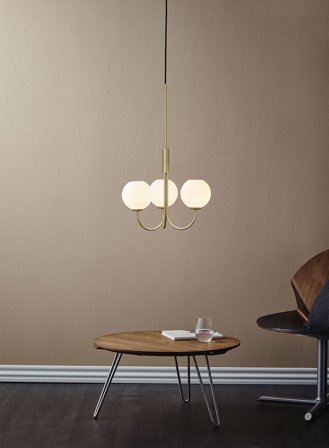 Ballon takkrone 3-lys - matt messing