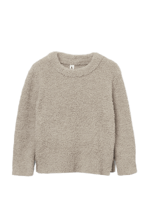 Åhléns Lurvig fleecetröja PAOLA kids Hoodies & sweatshirts Beige 134/140