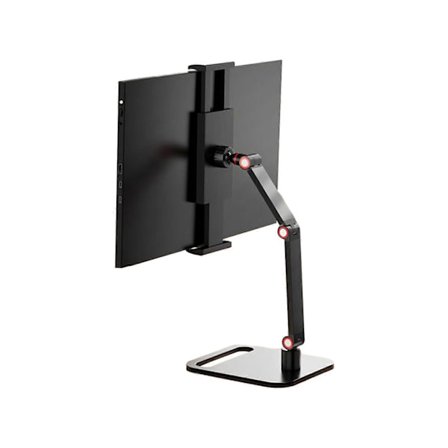 Bærbar skærm Display Beslag Skærmholder Universal til 17,3-tommer Udvidelsesskærm 360-graders Justerbar Ekstern Vertikal Skærmstand O