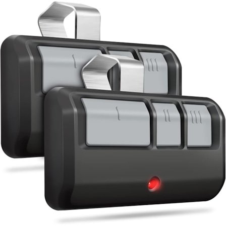 Uusin malli 2025, 2 kpl Chamberlain LiftMaster Craftsman autotallin ovenavaajan kaukosäädintä 893LM 893Max 971LM Universal Musta M-2 pakkausta