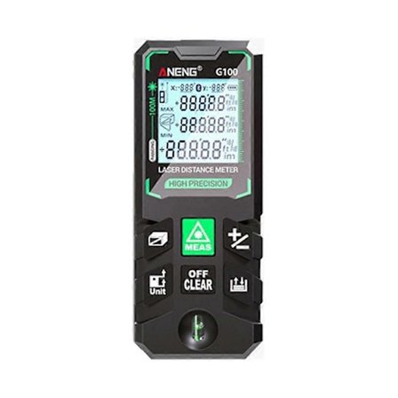 Laser Måttband Grön Laser Avståndsmätare Hög Noggrannhet Roulette Flera Mätfunktioner Elektronisk Linjal 100M
